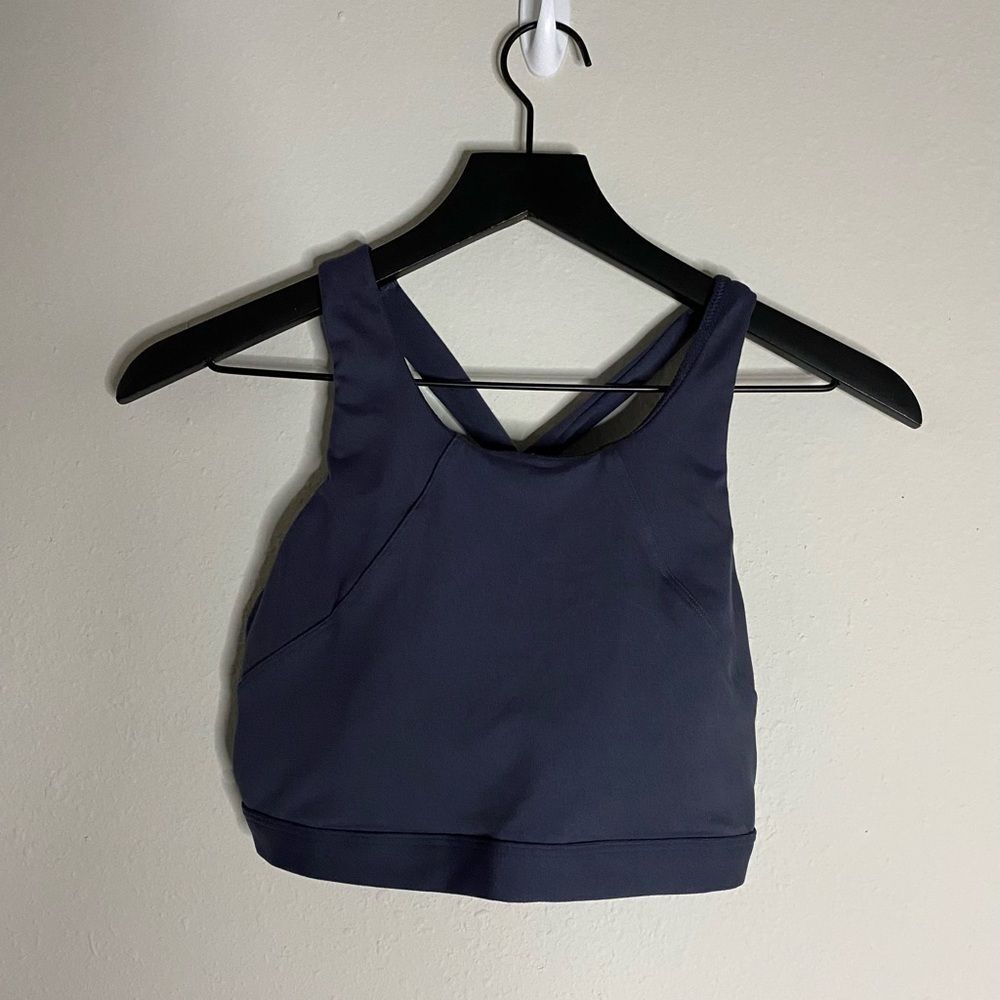 All In Motion Solid Gray Sports Bra Size M